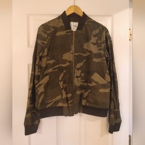 Camo Bomber Jacket